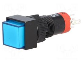 Switch: push-button | Pos: 2 | SPDT | 0.5A/250VAC | 1A/24VDC | ON-ON