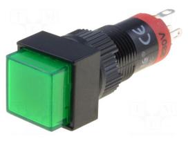 Switch: push-button | Pos: 2 | SPDT | 0.5A/250VAC | 1A/24VDC | ON-ON