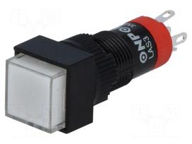 Switch: push-button | Pos: 2 | SPDT | 0.5A/250VAC | 1A/24VDC | ON-ON