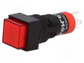 Switch: push-button | Pos: 2 | SPDT | 0.5A/250VAC | 1A/24VDC | ON-ON