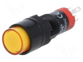 Switch: push-button | Pos: 2 | SPDT | 0.5A/250VAC | 1A/24VDC | ON-(ON)