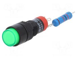 Switch: push-button | Pos: 2 | SPDT | 0.5A/250VAC | 1A/24VDC | ON-(ON)