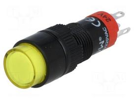 Switch: push-button | Pos: 2 | SPDT | 0.5A/250VAC | 1A/24VDC | ON-(ON)