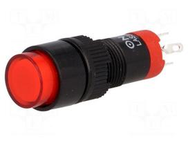 Switch: push-button | Pos: 2 | SPDT | 0.5A/250VAC | 1A/24VDC | ON-(ON)