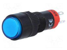 Switch: push-button | Pos: 2 | SPDT | 0.5A/250VAC | 1A/24VDC | ON-ON