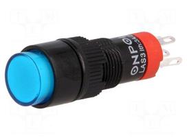 Switch: push-button | Pos: 2 | SPDT | 0.5A/250VAC | 1A/24VDC | ON-ON