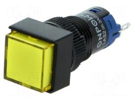 Switch: push-button | Pos: 2 | SPDT | 0.5A/250VAC | 1A/24VDC | ON-ON
