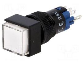 Switch: push-button | Pos: 2 | SPDT | 0.5A/250VAC | 1A/24VDC | ON-ON