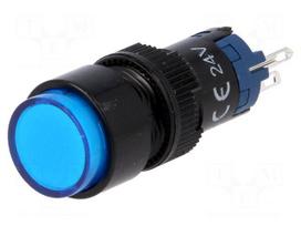 Switch: push-button | Pos: 2 | SPDT | 0.5A/250VAC | 1A/24VDC | ON-(ON)