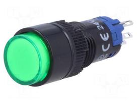 Switch: push-button | Pos: 2 | SPDT | 0.5A/250VAC | 1A/24VDC | ON-(ON)