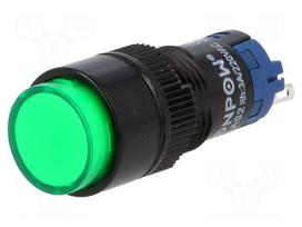 Switch: push-button | Pos: 2 | SPDT | 0.5A/250VAC | 1A/24VDC | ON-(ON)