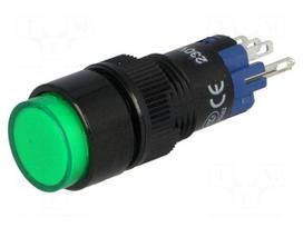 Switch: push-button | Pos: 2 | SPDT | 0.5A/250VAC | 1A/24VDC | ON-(ON)