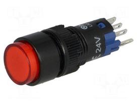 Switch: push-button | Pos: 2 | SPDT | 0.5A/250VAC | 1A/24VDC | ON-(ON)