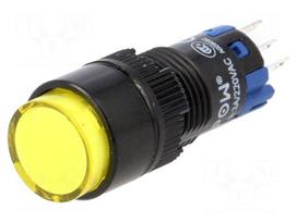 Switch: push-button | Pos: 2 | SPDT | 0.5A/250VAC | 1A/24VDC | ON-(ON)