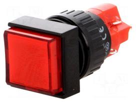 Switch: push-button | Pos: 2 | SPDT | 3A/250VAC | 2A/24VDC | ON-ON | IP40