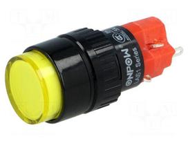 Switch: push-button | Pos: 2 | SPDT | 3A/220VAC | 2A/24VDC | ON-ON | IP40