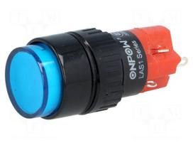 Switch: push-button | Pos: 2 | SPDT | 3A/220VAC | 2A/24VDC | ON-ON | IP40