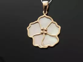 Auksinis pakabukas Gėlė