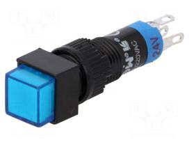 Switch: push-button | Pos: 2 | SPDT | 0.5A/250VAC | 1A/24VDC | ON-ON