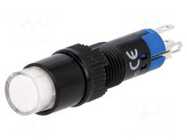 Switch: push-button | Pos: 2 | SPDT | 0.5A/250VAC | 1A/24VDC | ON-(ON)