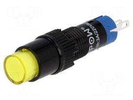 Switch: push-button | Pos: 2 | SPDT | 0.5A/250VAC | 1A/24VDC | ON-(ON)