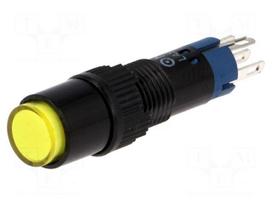 Switch: push-button | Pos: 2 | SPDT | 0.5A/250VAC | 1A/24VDC | ON-ON
