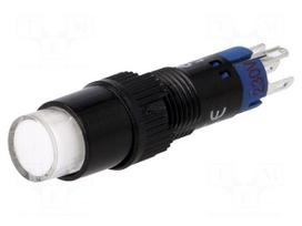 Switch: push-button | Pos: 2 | SPDT | 0.5A/250VAC | 1A/24VDC | ON-ON