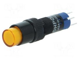 Switch: push-button | Pos: 2 | SPDT | 0.5A/250VAC | 1A/24VDC | ON-ON