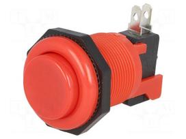 Switch: push-button | Pos: 2 | SPDT | 10A/250VDC | ON-(ON) | Ø: 23.6mm