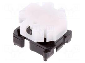 Switch: keypad | Pos: 2 | SPST-NO | 0.1A/28VDC | white | none | THT | 0.7N