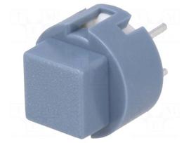Switch: keypad | Pos: 2 | SPST-NO | 0.01A/32VDC | grey | THT | 1.3N | 50mΩ