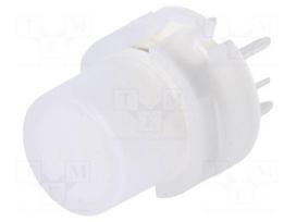 Switch: keypad | Pos: 2 | SPST-NO | 0.01A/35VDC | colourless | LED | green
