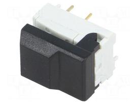 Switch: keypad | Pos: 2 | SPDT | 0.01A/24VDC | black | Leads: for PCB