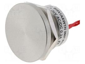 Switch: piezoelectric | Pos: 2 | SPST-NO | 0.2A/24VDC | IP68 | OFF-(ON)