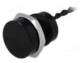 Switch: piezoelectric | Pos: 2 | SPST-NO | 0.2A/24VAC | 0.2A/24VDC