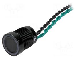 Switch: piezoelectric | Pos: 2 | SPST-NO | 0.2A/24VAC | 0.2A/24VDC
