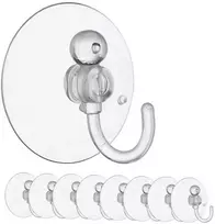 Bathroom Solutions Sieninis kabliukas su siurbtuku 3,5 cm 8 vnt.