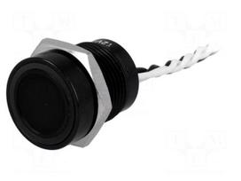 Switch: piezoelectric | Pos: 2 | SPST-NO | 0.2A/24VAC | 0.2A/24VDC