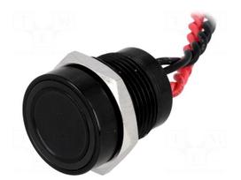 Switch: piezoelectric | Pos: 2 | SPST-NO | 0.2A/24VAC | 0.2A/24VDC