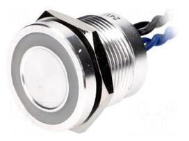 Switch: piezoelectric | Pos: 2 | SPST-NO | 0.2A/24VAC | 0.2A/24VDC