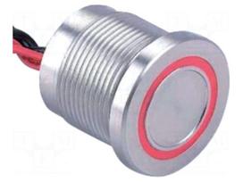 Switch: piezoelectric | Pos: 2 | SPST-NO | 0.2A/24VAC | 0.2A/24VDC