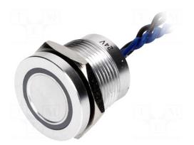 Switch: piezoelectric | Pos: 2 | SPST-NO | 0.2A/24VAC | 0.2A/24VDC