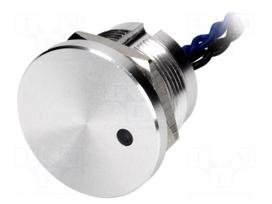 Switch: piezoelectric | Pos: 2 | SPST-NO | 0.2A/24VAC | 0.2A/24VDC