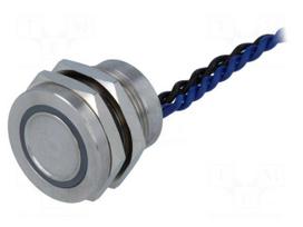 Switch: piezoelectric | Pos: 2 | SPST-NO | 0.2A/24VAC | 0.2A/24VDC