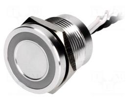 Switch: piezoelectric | Pos: 2 | SPST-NO | 0.2A/24VAC | 0.2A/24VDC