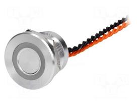 Switch: piezoelectric | Pos: 2 | SPST-NO | 0.2A/24VAC | 0.2A/24VDC