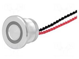 Switch: piezoelectric | Pos: 2 | SPST-NO | 0.2A/24VAC | 0.2A/24VDC