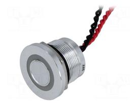 Switch: piezoelectric | Pos: 2 | SPST-NO | 0.2A/24VAC | 0.2A/24VDC