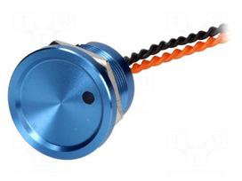 Switch: piezoelectric | Pos: 2 | SPST-NO | 0.2A/24VAC | 0.2A/24VDC