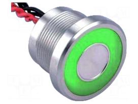 Switch: piezoelectric | Pos: 2 | SPST-NO | 0.2A/24VAC | 0.2A/24VDC
